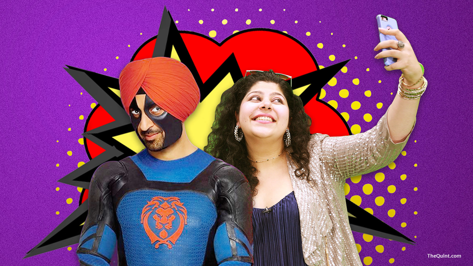  Super Singh is the story of a Sikh superhero who wants to join the ranks of Spider-Man and Batman. (Photo Courtesy: Twitter/<a href="https://twitter.com/diljitdosanjh/media">@diljitdosanjh</a>) &nbsp;