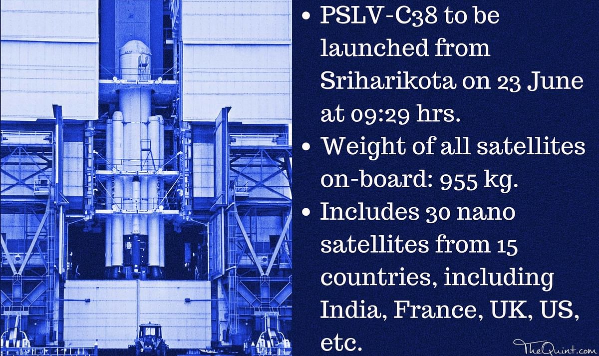 

The co-passenger satellites comprise 30 nano satellites from 15 countries, including France, US and UK.  