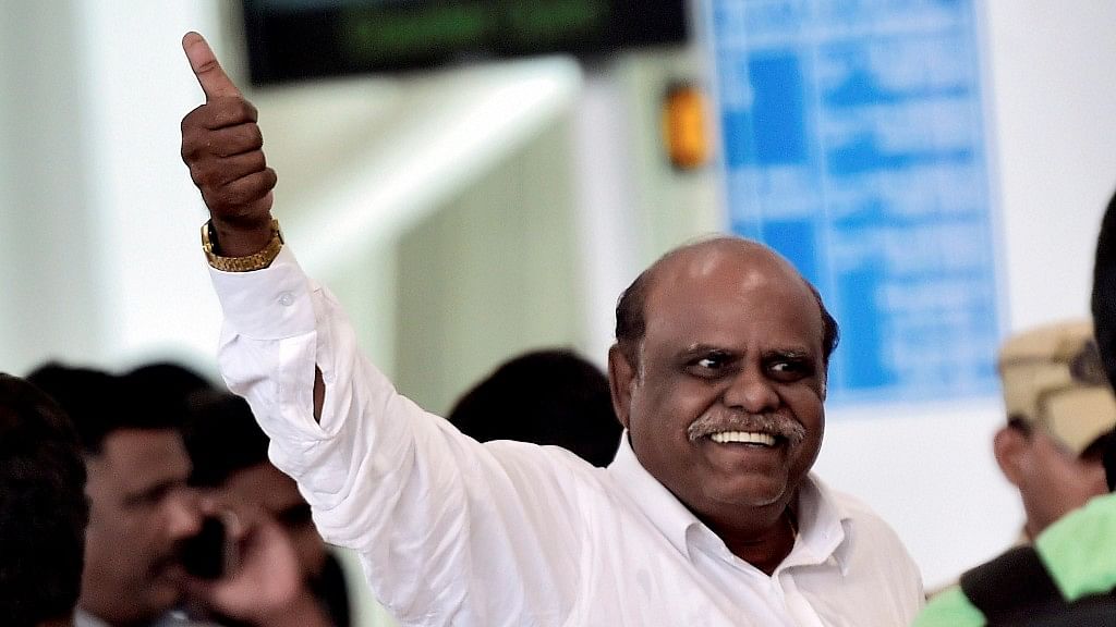 CS Karnan was taken to Kolkata’s SSKM hospital after his blood pressure was found to be quite high. (Photo: PTI)
