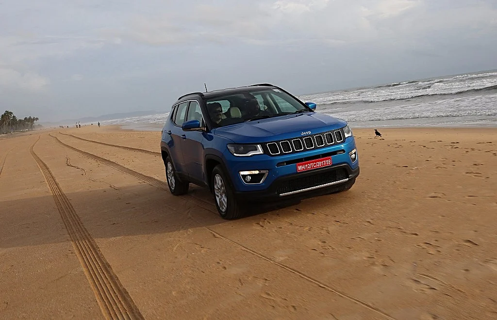 The Jeep Compass is quite capable in varied terrain with its Selec-Terrain all-wheel drive system. 