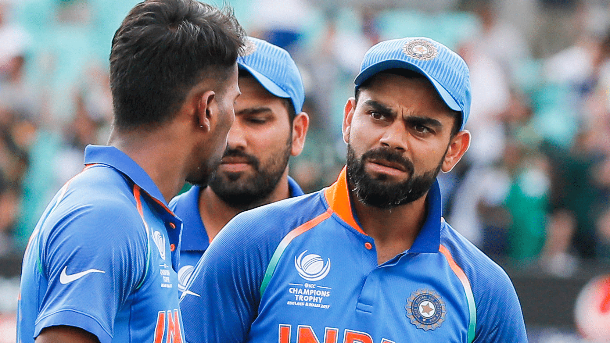  Virat Kohli &amp; team failed to put up a good chase for Pakistan’s total of 338 in the Champions Trophy final. (Photo: AP)
