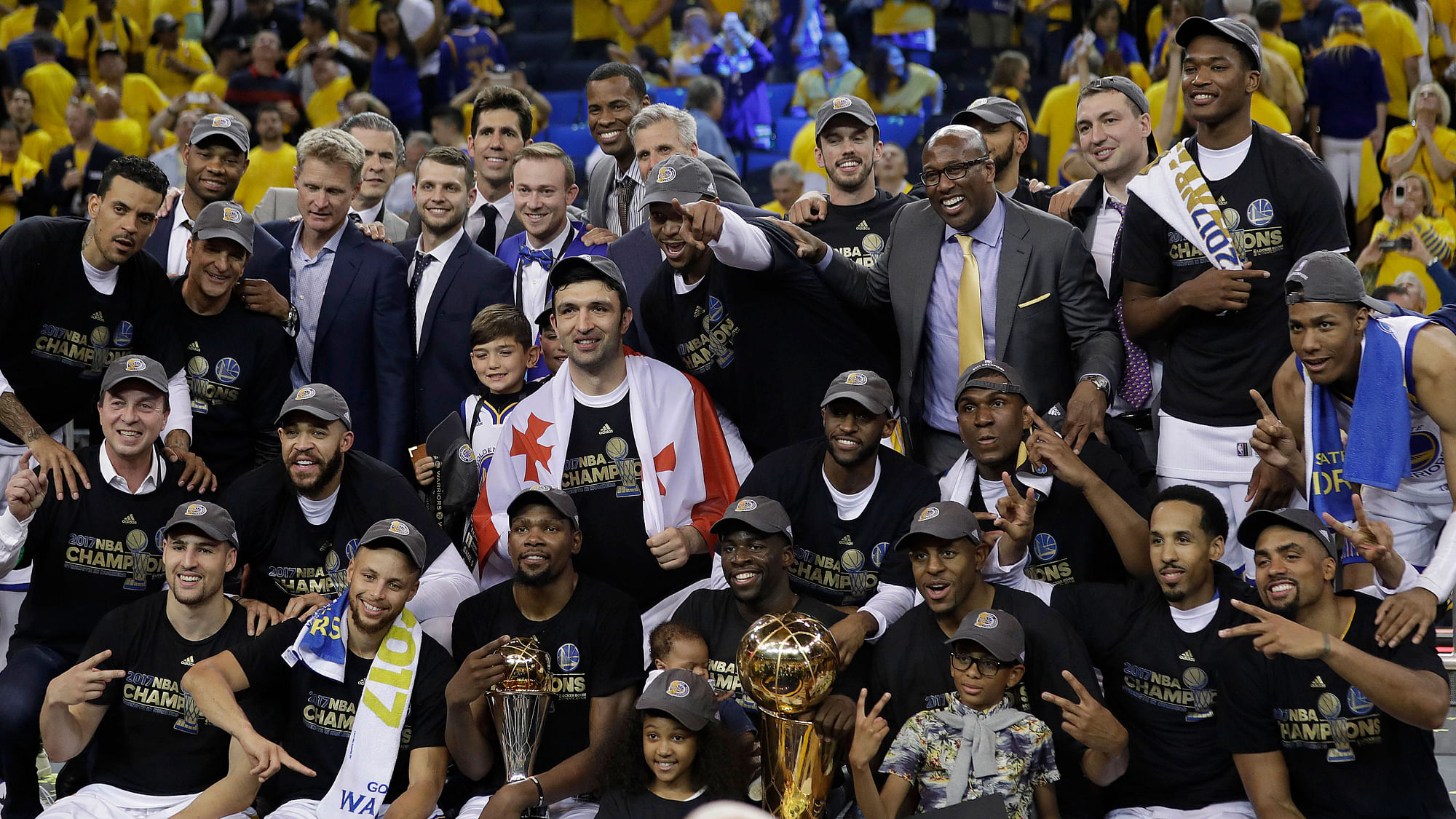 Golden State Warriors beat the Cleveland Cavaliers to win their second NBA championship in three seasons. (Photo: AP)