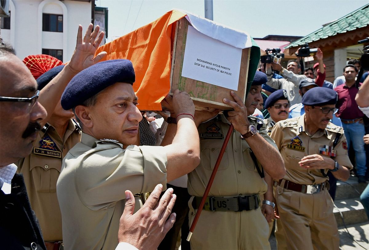 Deputy SP Mohammad Ayub Pandith was lynched right outside a mosque in Srinagar just days before Eid.