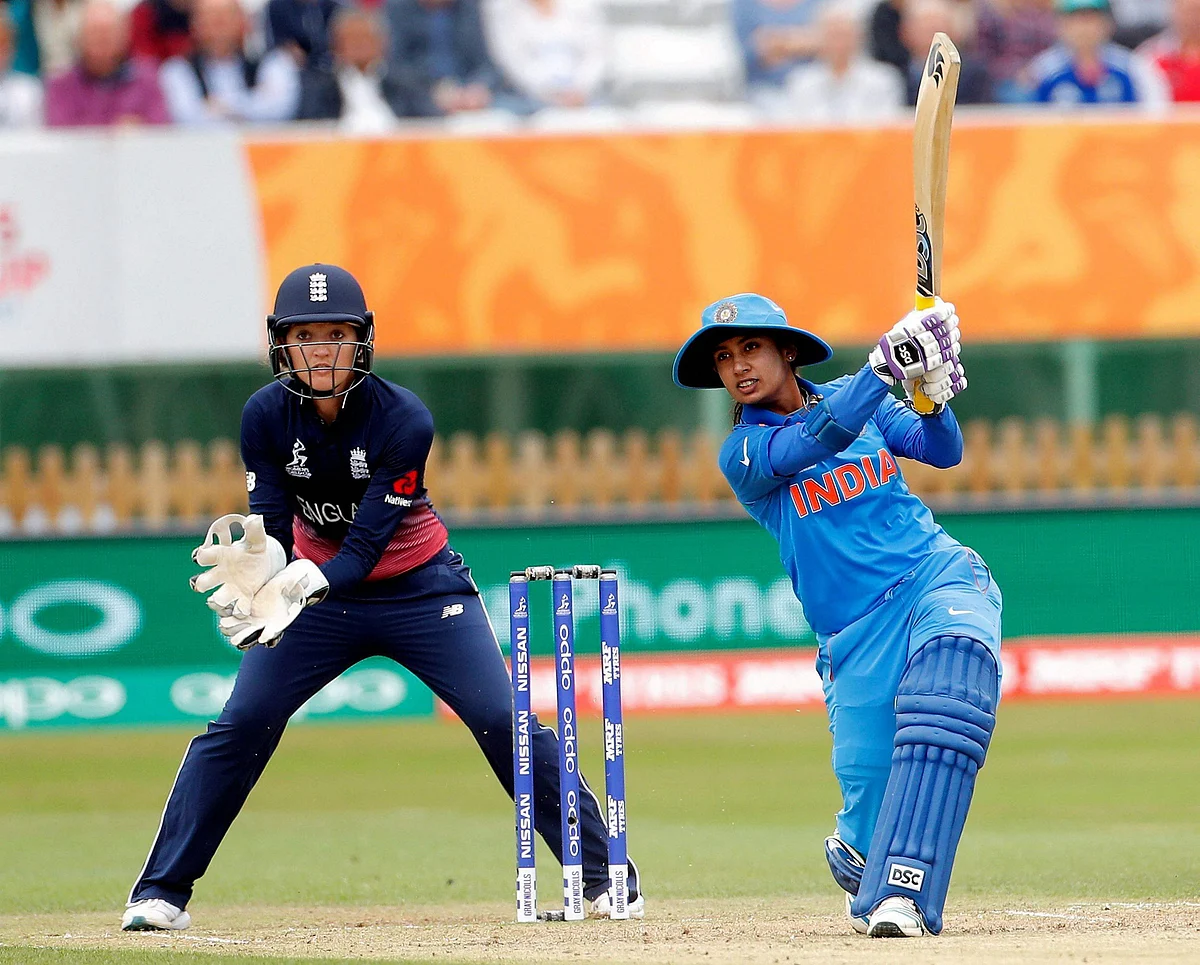 Mithali Raj in action.