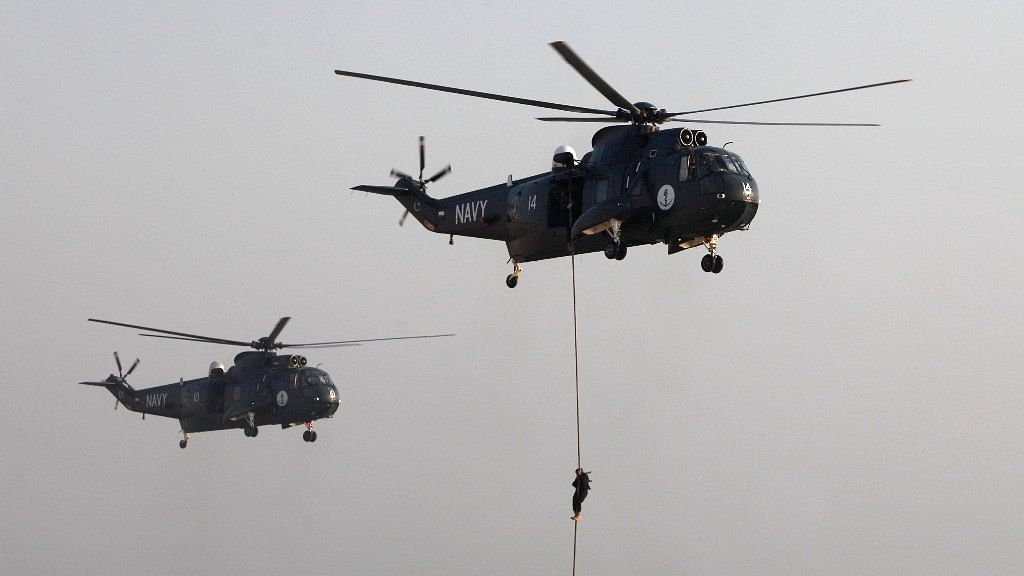 The Indian Navy has been looking for a replacement for its ageing Sea King helicopters for many years now. (Photo: Reuters)