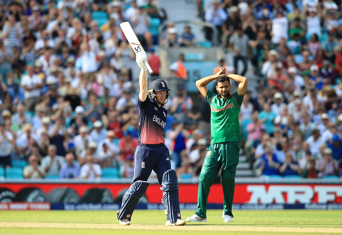 Eoin Morgan scored an unbeaten 75. (Photo: AP)
