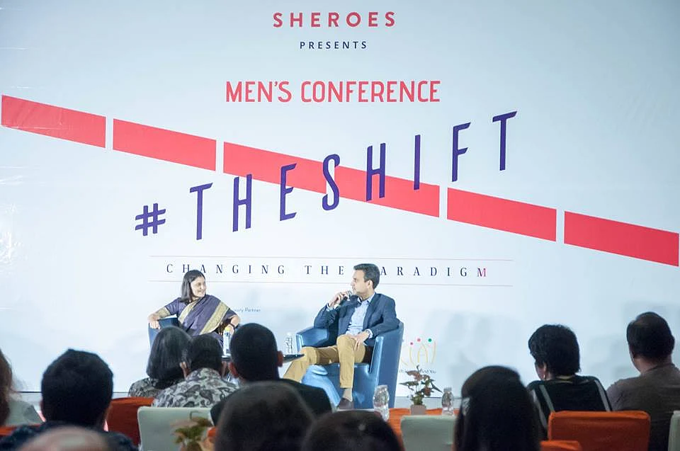 Sairee Chahal in conversation with Microsoft India President Anant Maheshwari.