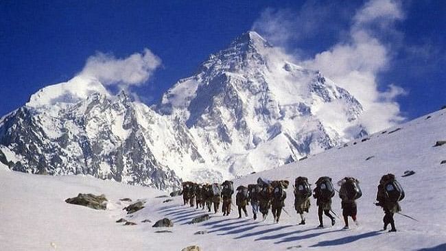Pilgrims trekking their way to Mount Kailash. (Photo: MEA)