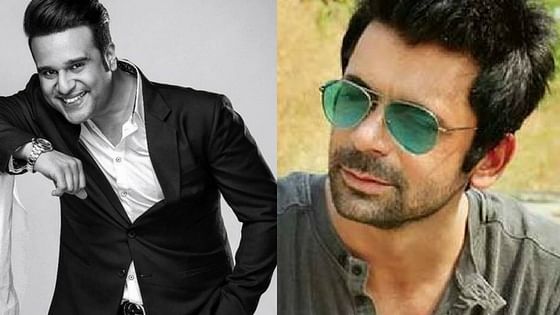 Sunil Grover ditches Kapil Sharma to join Krushna Abhishek for a new show. (Photo: <a href="https://www.facebook.com/Krushna.Abhishek.Actor/">Facebook</a>/Altered by <b>The Quint</b>)