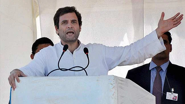 Rahul Gandhi. (Photo Courtesy: <a href="http://i.ndtvimg.com/mt/2014-12/Rahul_Gandhi_650_Ranchi_rally_6Dec14.jpg">NDTV</a>)