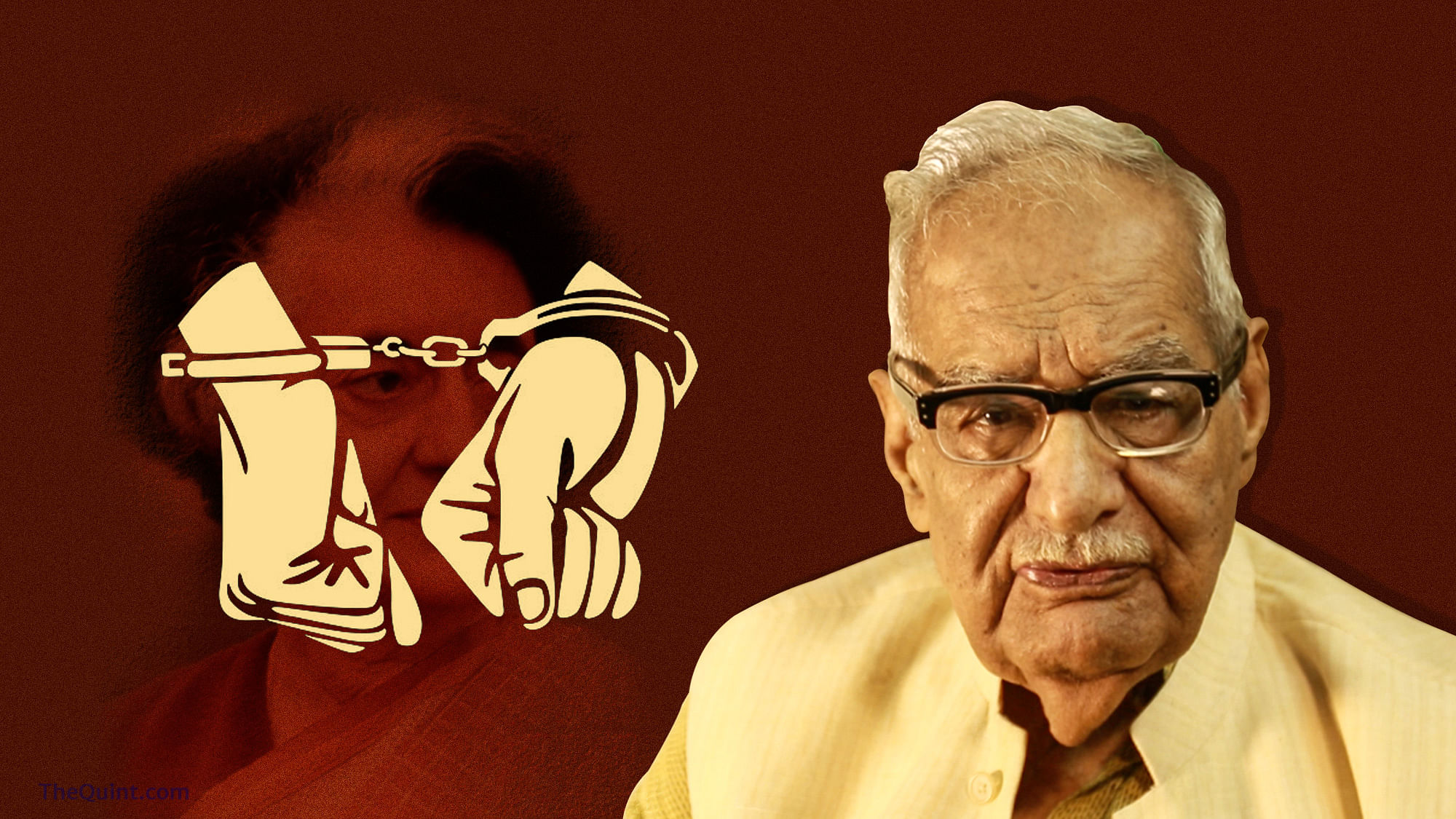 Kuldip Nayar of<i> The Indian Express</i> was arrested for organising a protest against the government on 25 June 1975.&nbsp;