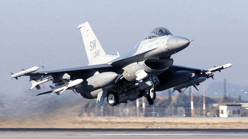 An F-16 C/J Fighting Falcon. Image used for representation. (Photo Courtesy: <a href="https://commons.wikimedia.org/wiki/File:F-16_CJ_Fighting_Falcon.jpg">Wikimedia Commons</a>)