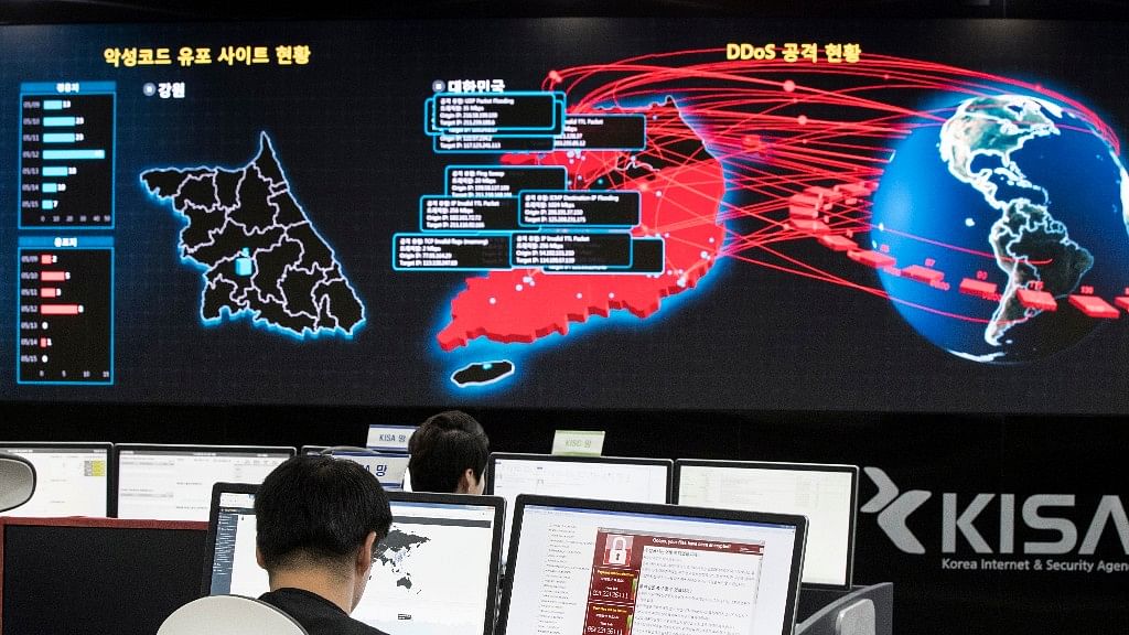 Representative image of tracking a cyber attack.&nbsp;