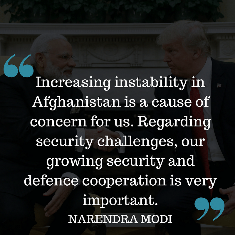 From showering praises on each other, to discussing terrorism and trade, the Modi-Trump meet was an eventful one. 