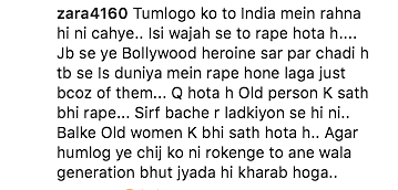 The dress as an invitation for rape - a look at the disgusting comments on Deepika’s Instagram.