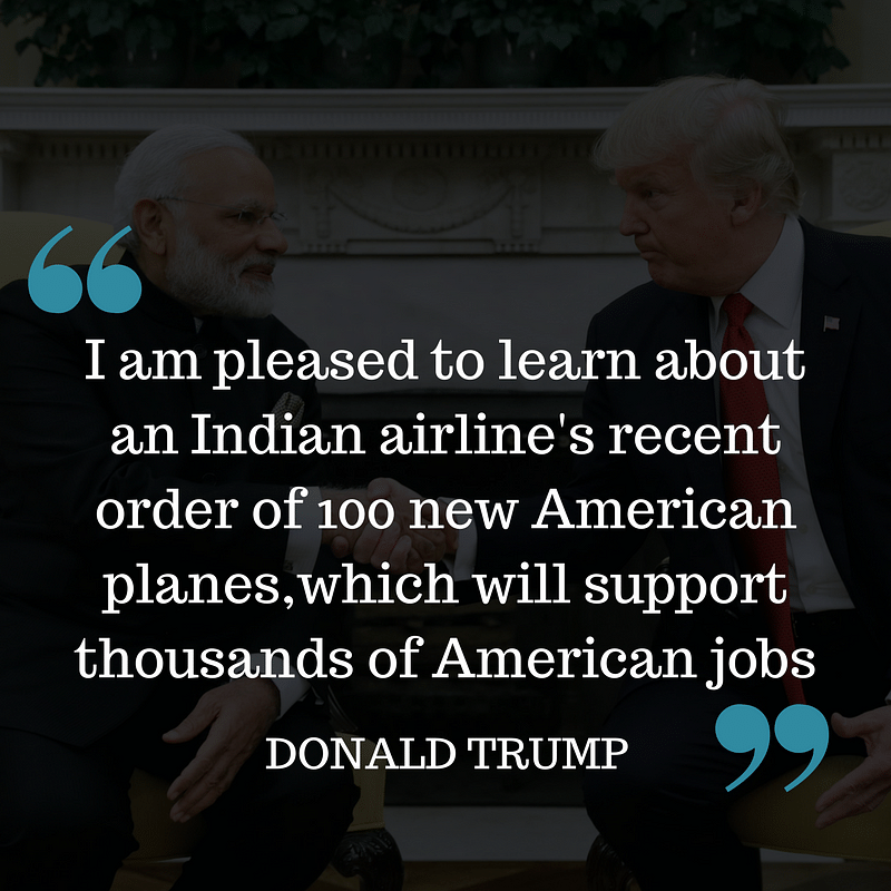 From showering praises on each other, to discussing terrorism and trade, the Modi-Trump meet was an eventful one. 