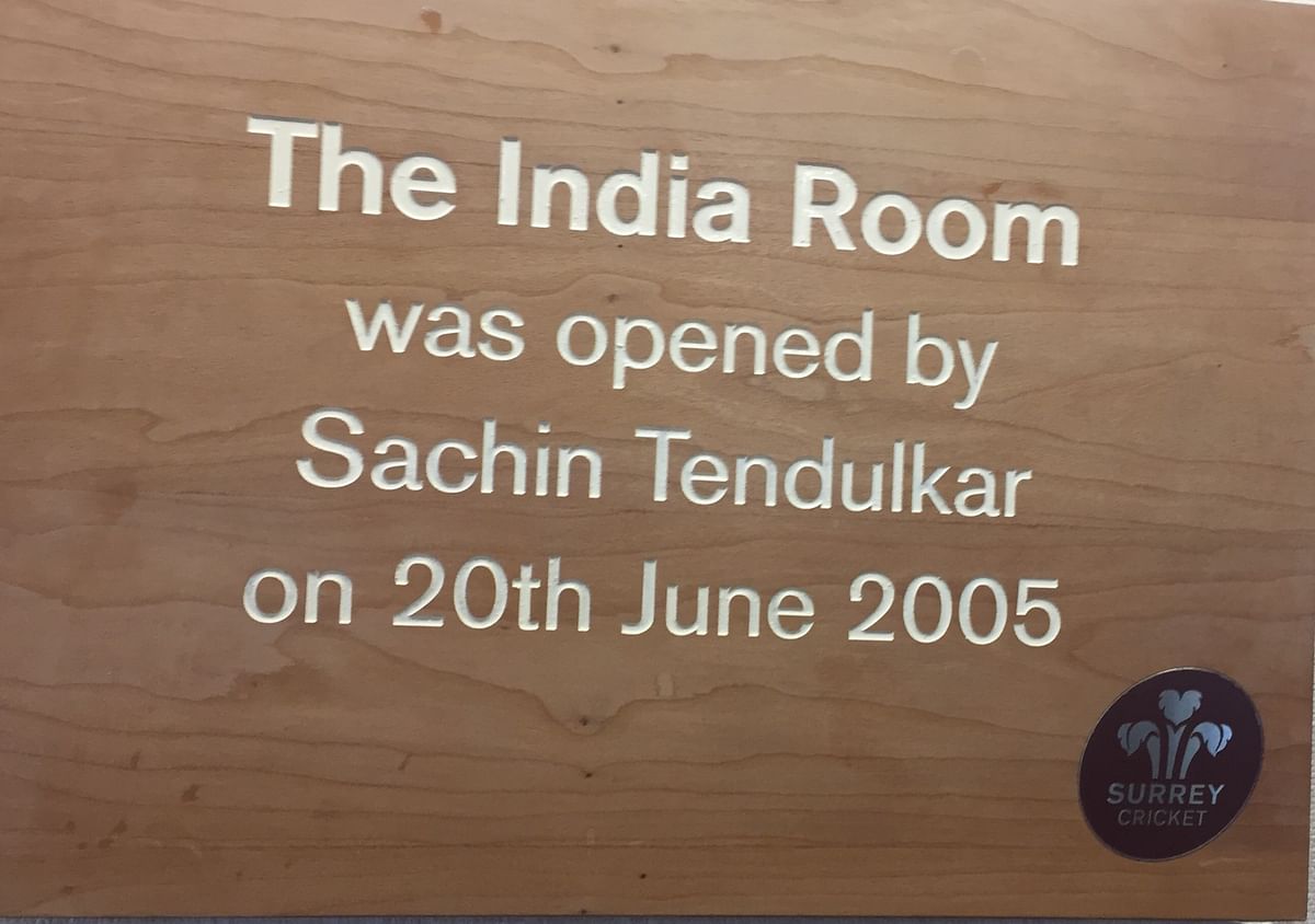 India’s cricket connect with The Oval has been formalised at the historic venue, set in stone and framed pictures.