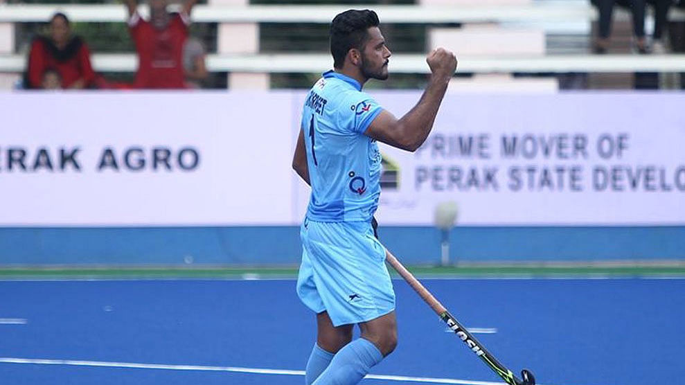 Harmanpreet Singh scored two goals. (Photo: Hockey India)