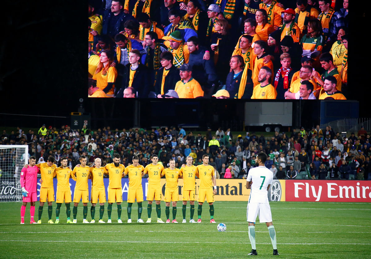 Saudi team officials said the minute of silence was not in keeping with their culture.