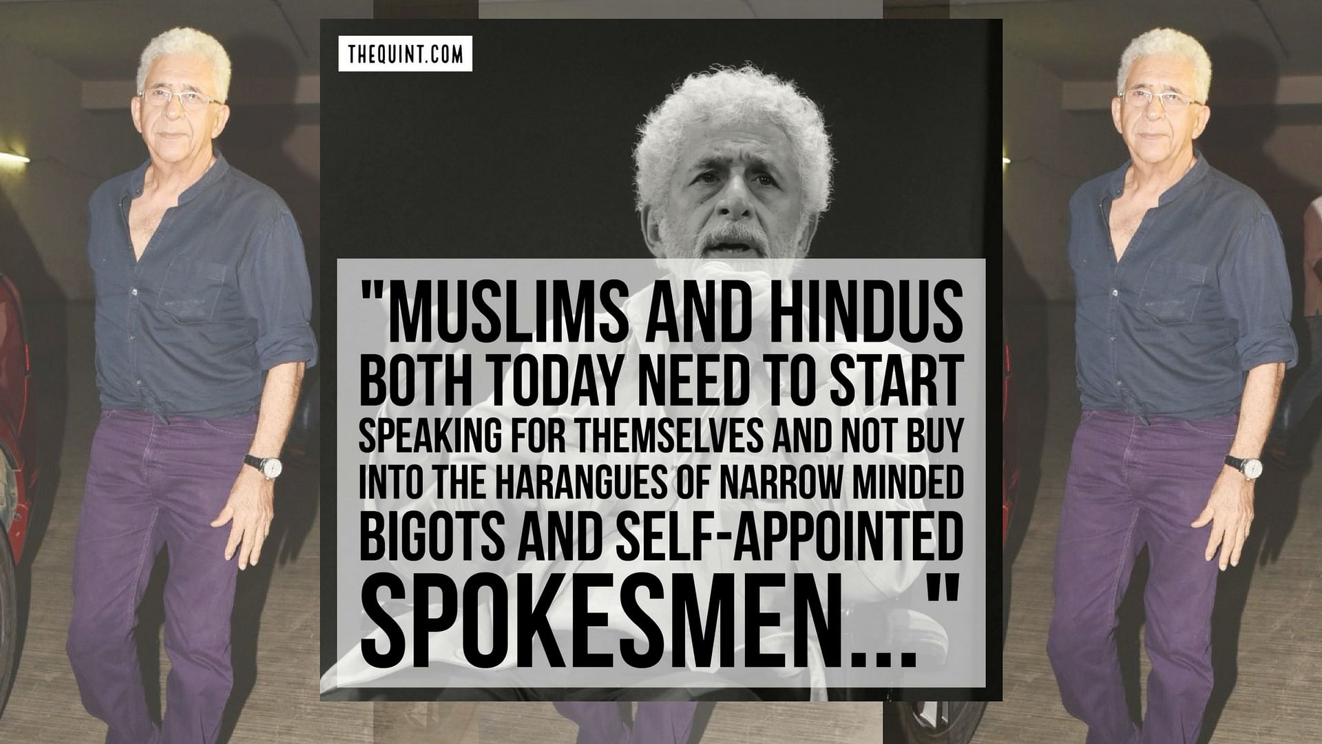 Naseeruddin Shah opens up on what it means to be an Indian Muslim today. (Photo: Yogen Shah)