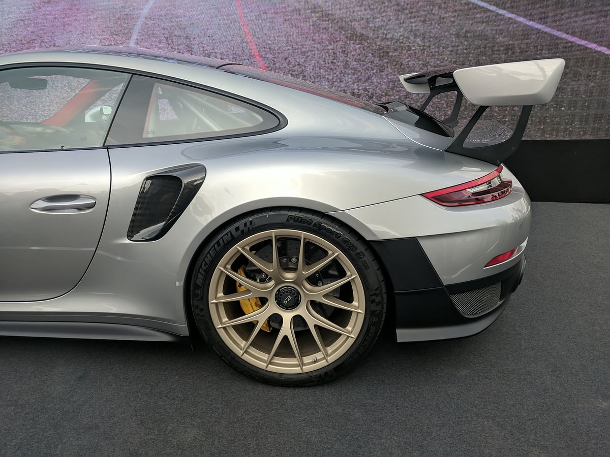 Fastest ever 911 coupe made by Porsche, the GT2 RS can go from 0-100 Km/hour in 2.8 seconds.
