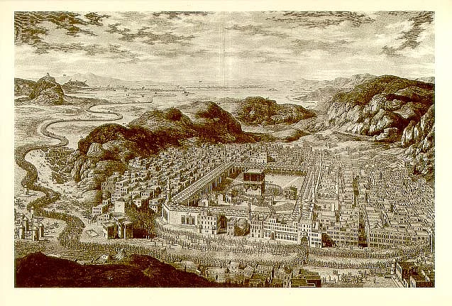 Mecca, 1850 (Photo Courtesy: <a href="https://upload.wikimedia.org/wikipedia/commons/9/97/Mecca-1850.jpg">Wikimedia Commons</a>)
