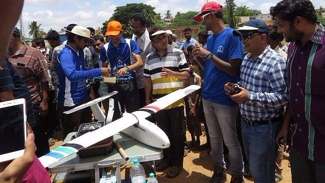 #GoodNews: Scientists ‘Seed Bomb’ Barren Karnataka Land Via Drones