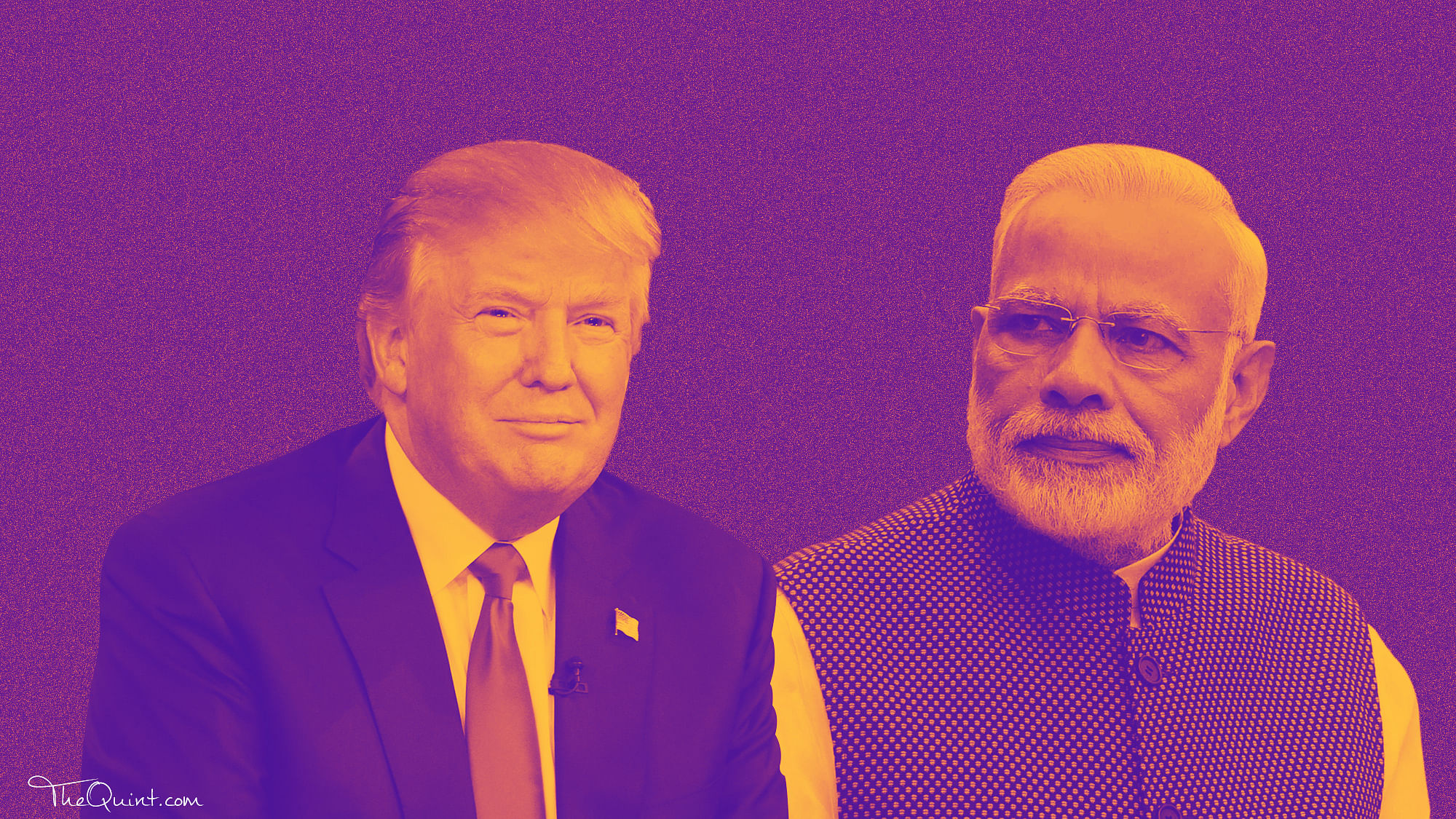  Narendra Modi and Donald Trump.