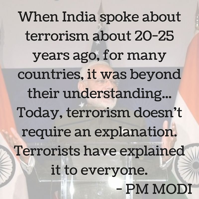 Modi addressed a number of topics, including his govt’s reputation, surgical strikes & GST, to name a few.