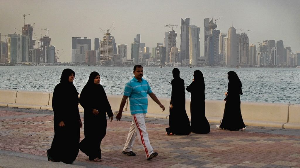 There are approximately 6.5 lakh Indians in Qatar, making it the largest expatriate community there. (Photo: AP)&nbsp;