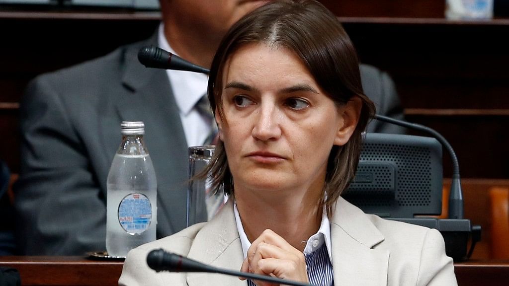 Ana Brnabic, the prime ministerial nominee for Serbia. (Photo Courtesy: AP)