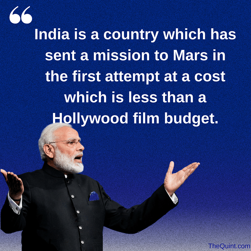 Prime Minister Narendra Modi made his case forcefully to frequent applause at the International Economic Forum.