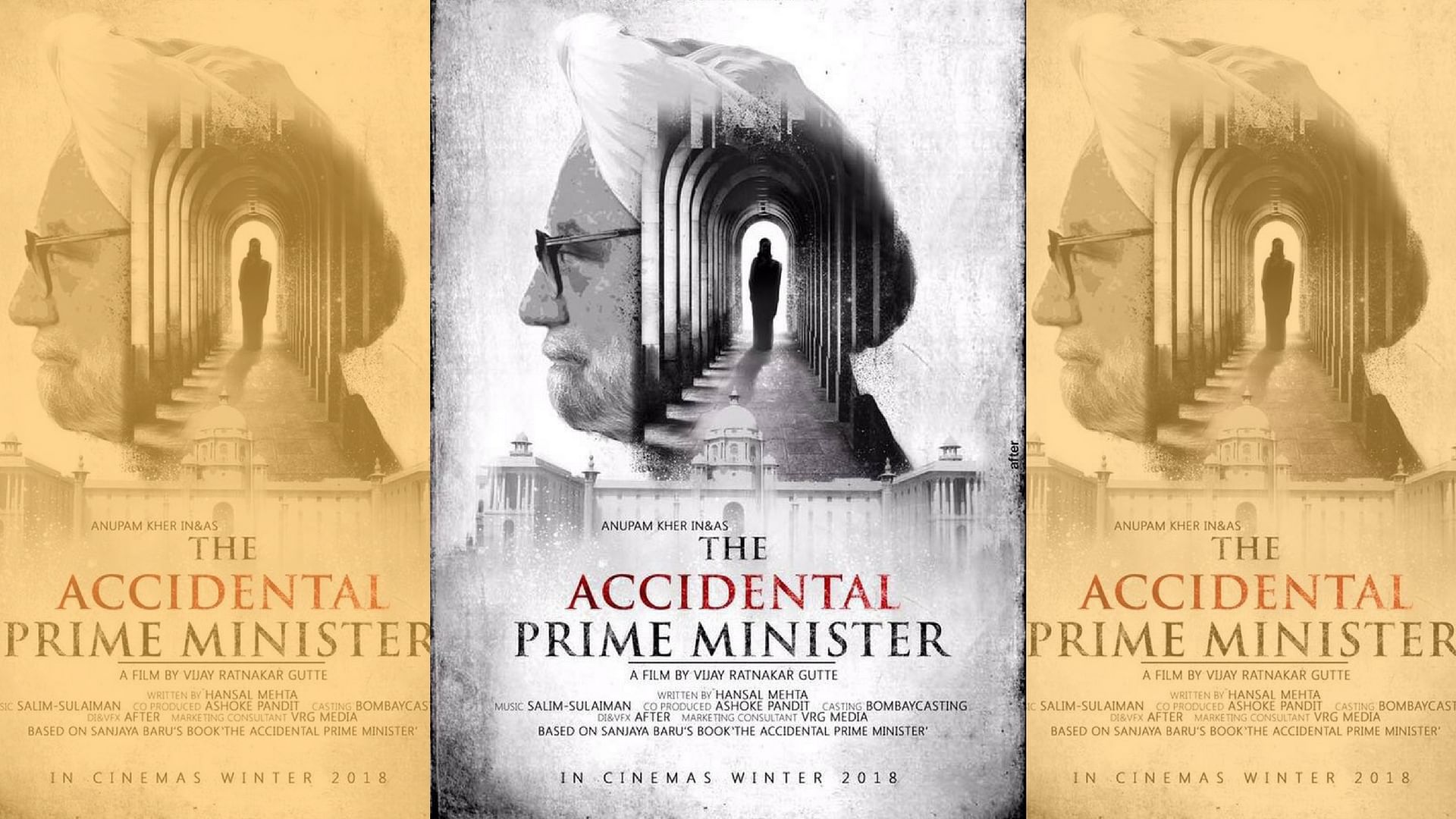 The first poster of <i>The Accidental Prime Minister. </i>(Photo courtesy: Twitter)
