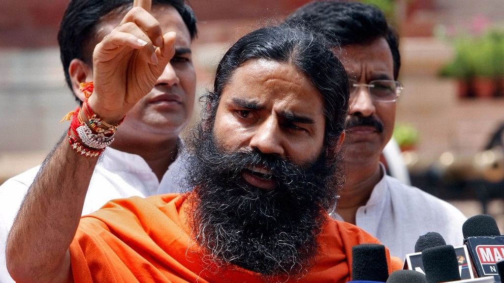 Ramdev had said that but for the rule of law he would have “beheaded” lakhs of people for refusing to chant ‘Bharat mata ki jai’. (Photo: Reuters)