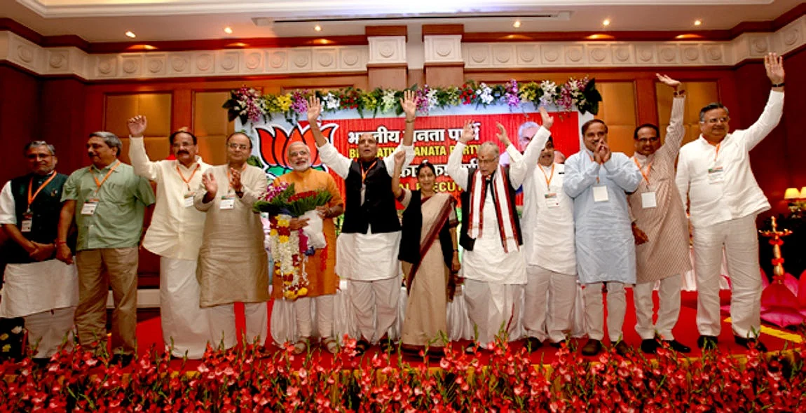 On 13 September 2013, Narendra Modi was declared the Prime Ministerial candidate of the Goa Executive. (Photo Courtesy: BJP4INDIA)
