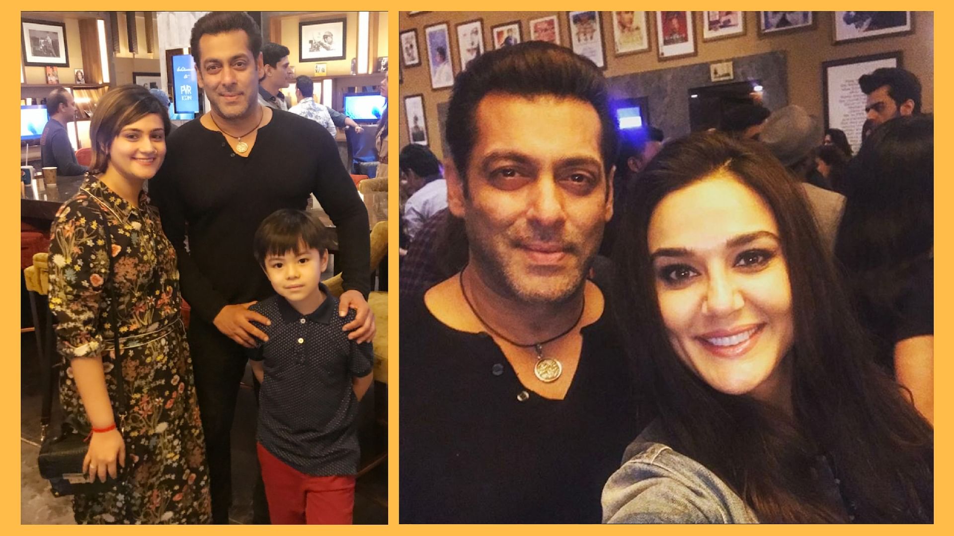 Salman with friends and family at ‘Tubelight’ screening.