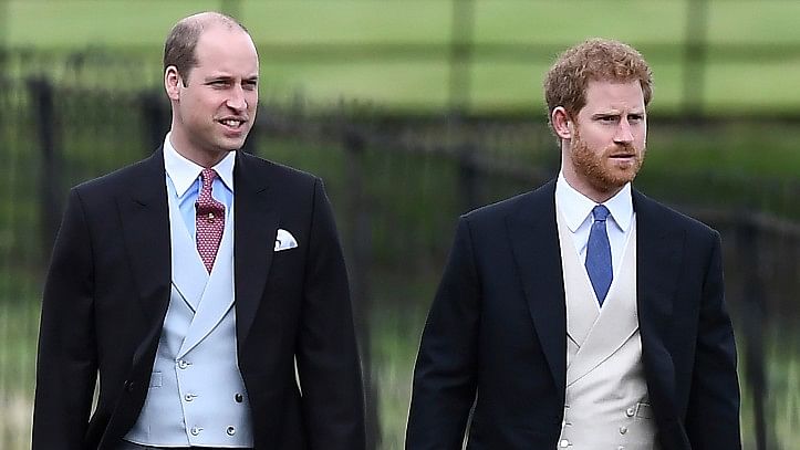 File image of Prince William and Prince Harry.