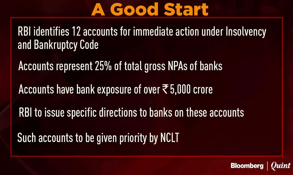 

As such, the RBI will keep an arm’s length from the messy nitty gritty of restructuring these accounts.