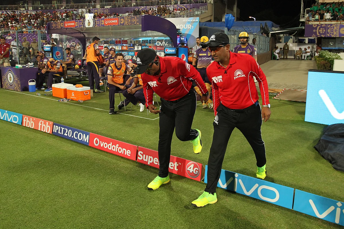 Domestic cricket umpires used in the IPL created quite a stir with more than a handful of erroneous incidents. (Photo: BCCI)