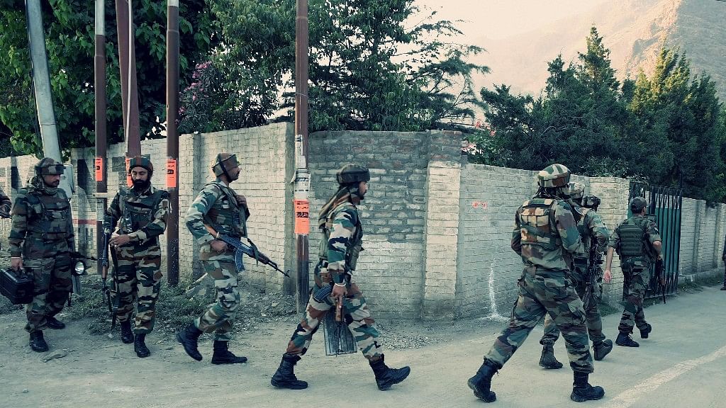 Two militants have been killed and three jawans were injured in Kashmir. Image used for representational purposes. (Photo: PTI)