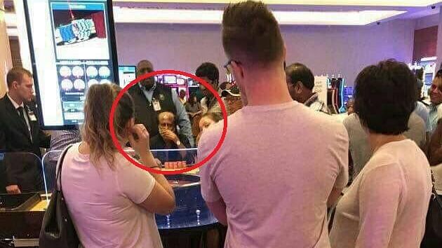 

A photo of Rajnikanth in casino, tweeted by Subramanian Swamy.