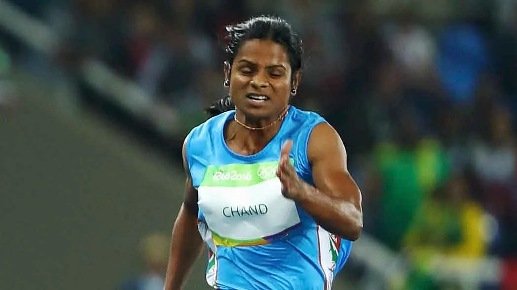 Dutee runs during the 100m event at the Rio Olympics. Image used for representational purposes.