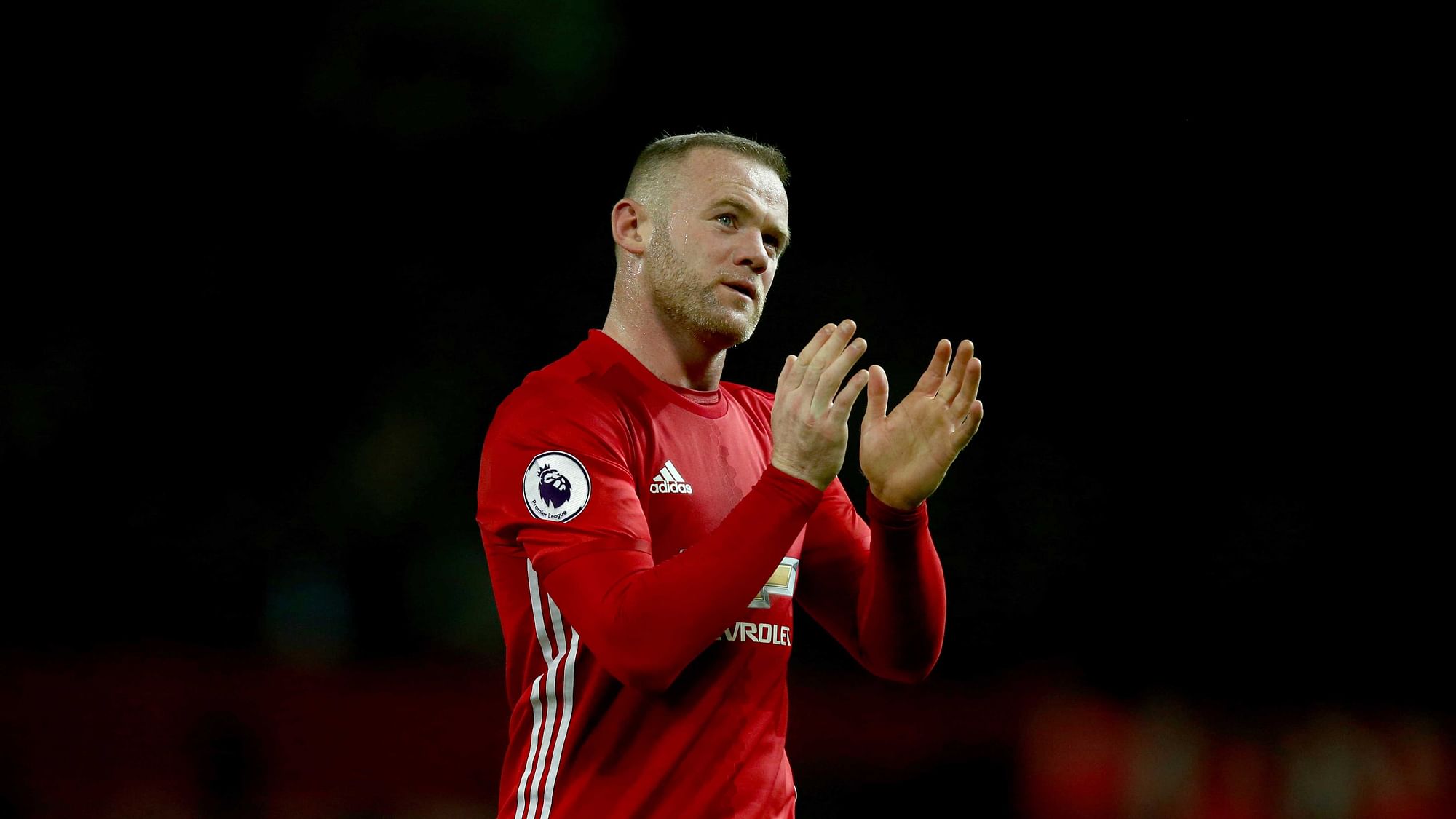 Manchester United’s Wayne Rooney leaves the field after the English Premier League soccer match between Manchester United and Liverpool at Old Trafford stadium in Manchester, England, Sunday, Jan. 15, 2017.&nbsp;