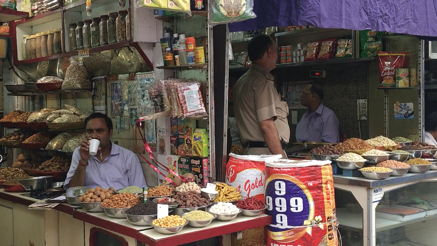 Khari Baoli spice market in Old Delhi