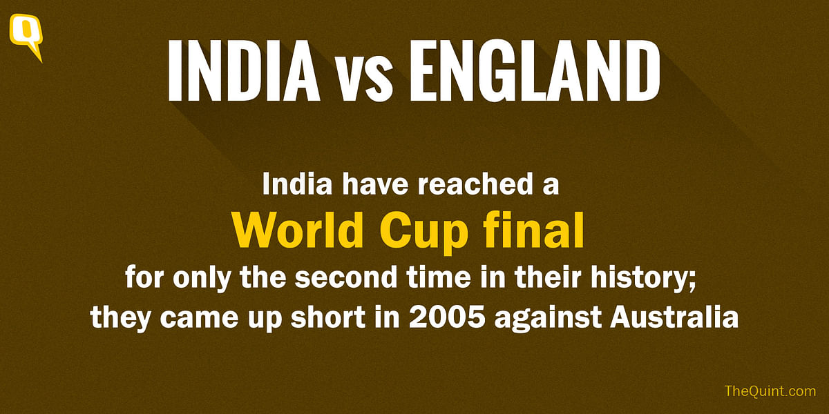 Here’s a look at some interesting records held by India and England as the two teams meet in the World Cup final.