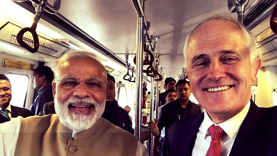 PM Modi and Australian PM Malcolm Turnbull.&nbsp;