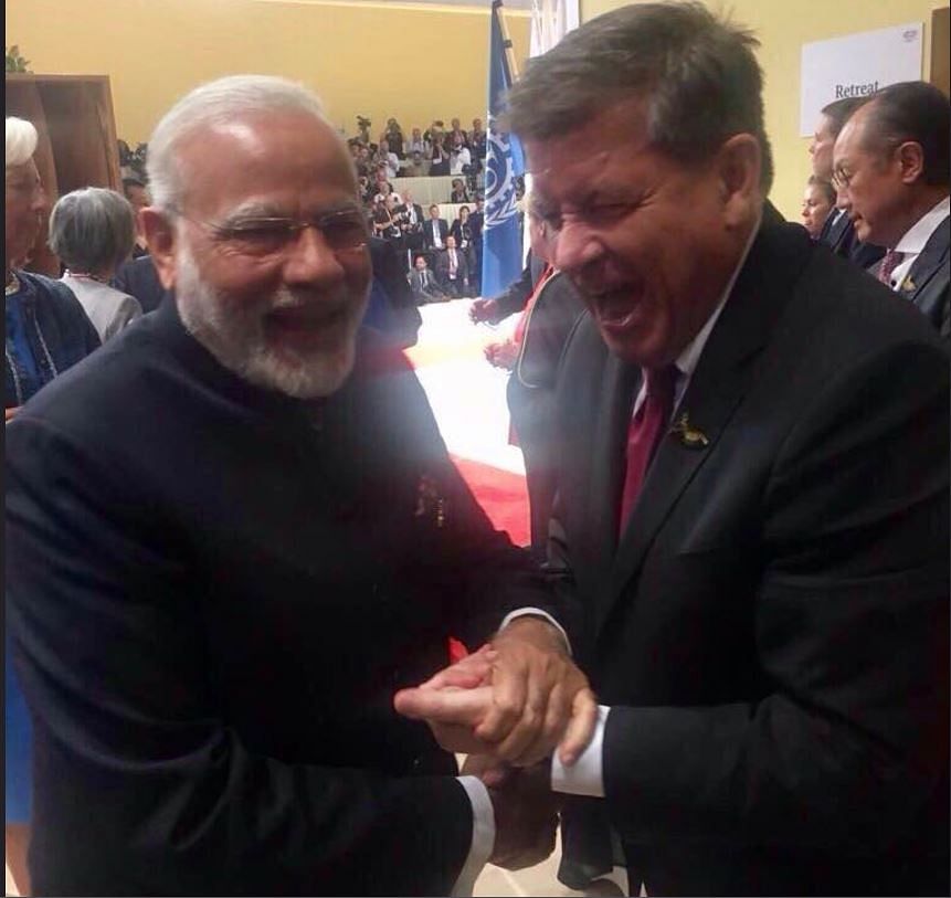 Here are some candid moments between Modi and other world leaders at this year’s G20 in Hamburg, Germany.
