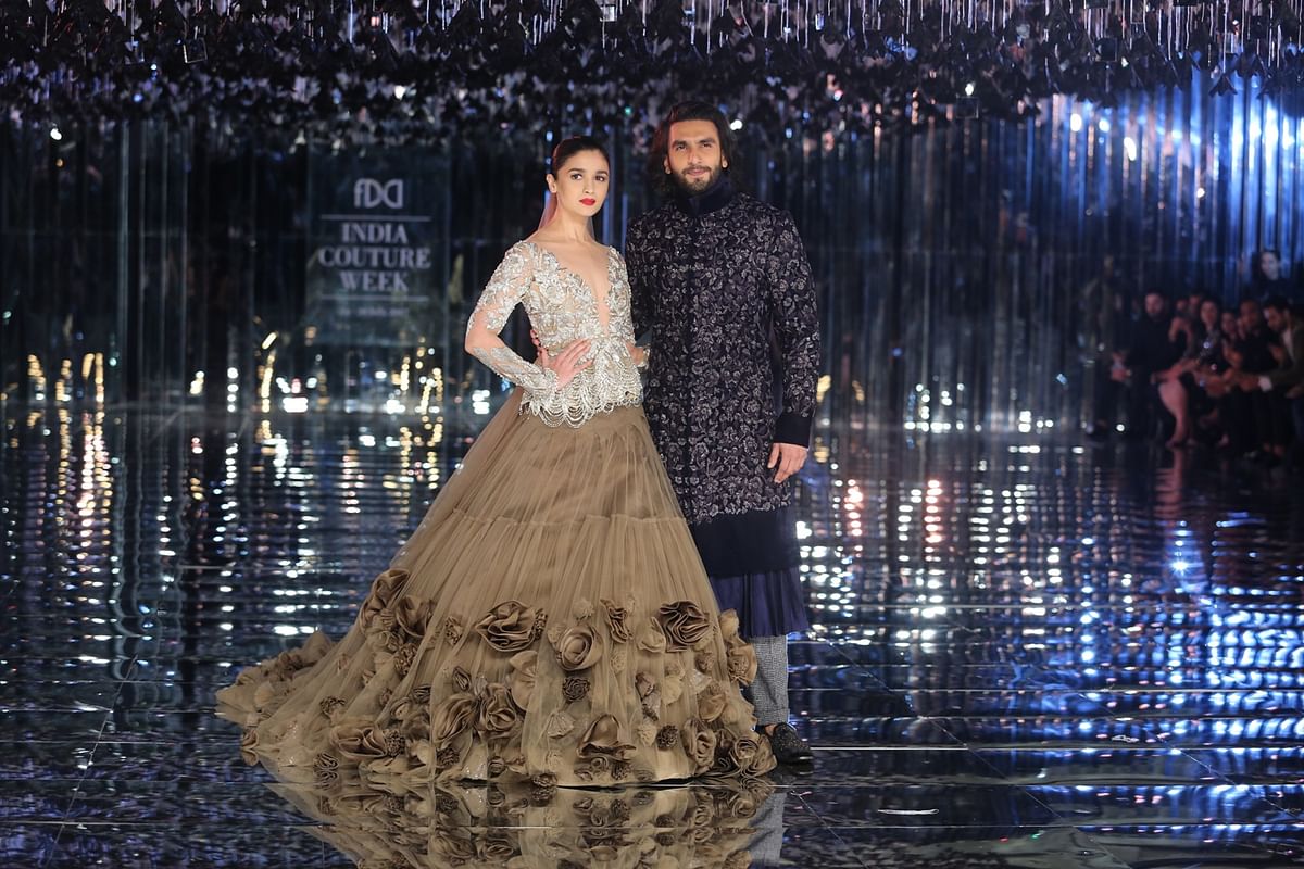 Manish Malhotra rethinks the Indian wedding, with Alia and Ranveer, but trips at the seventh step.