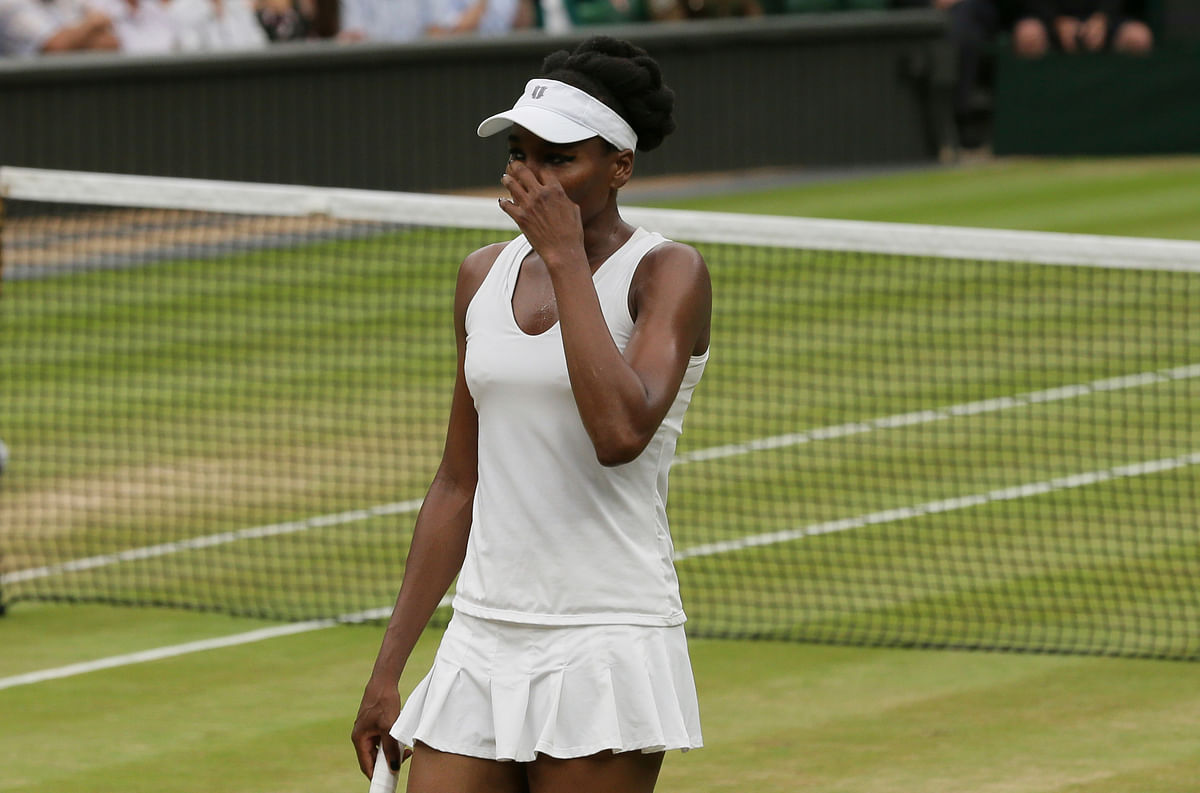 Muguruza stormed to her first Wimbledon title on Saturday, beating in-form American Venus Williams 7-5 6-0.