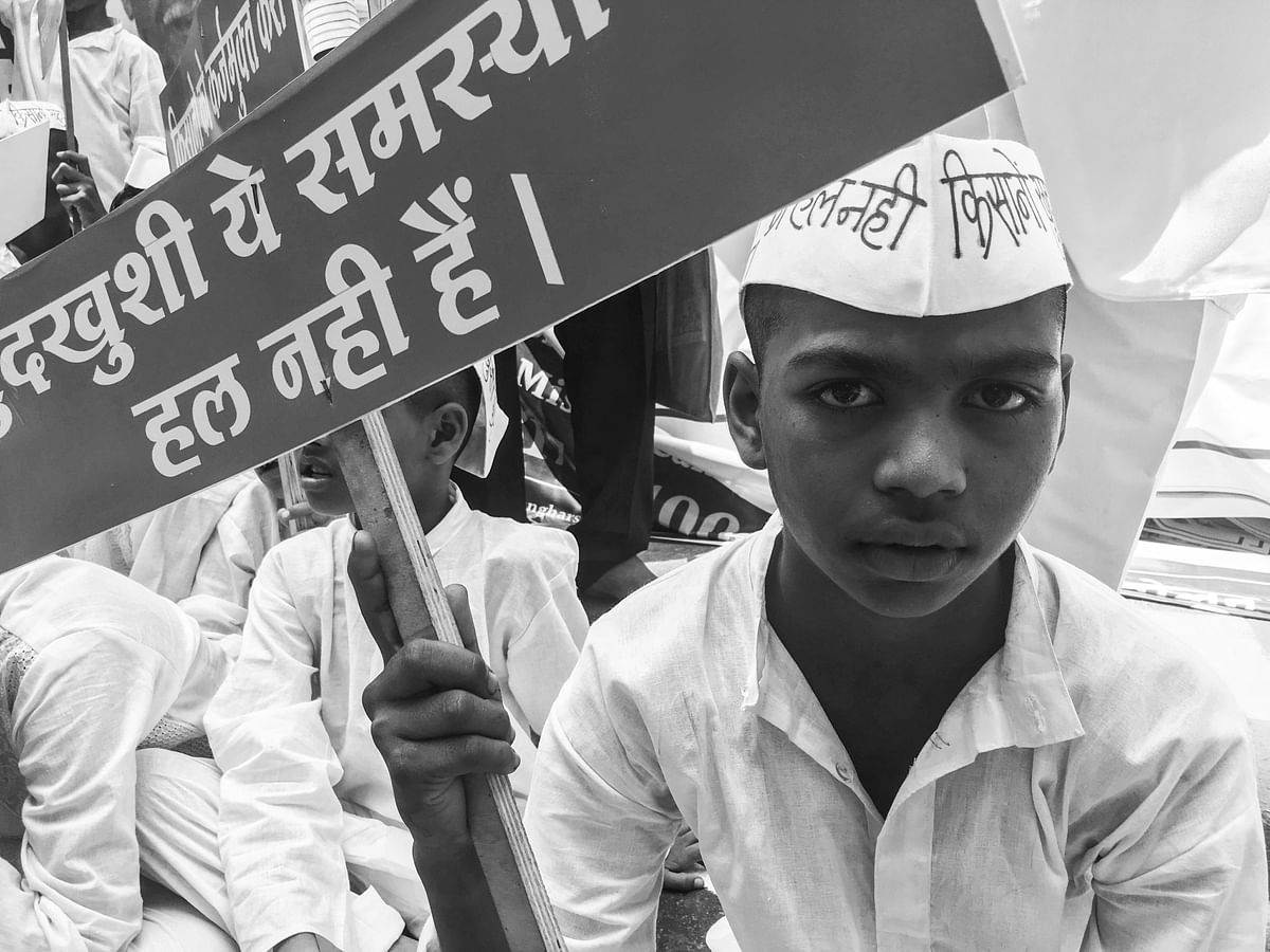 In Photos | “Dear farmers, my father committed suicide. For the sake of your children, please don’t do the same.”